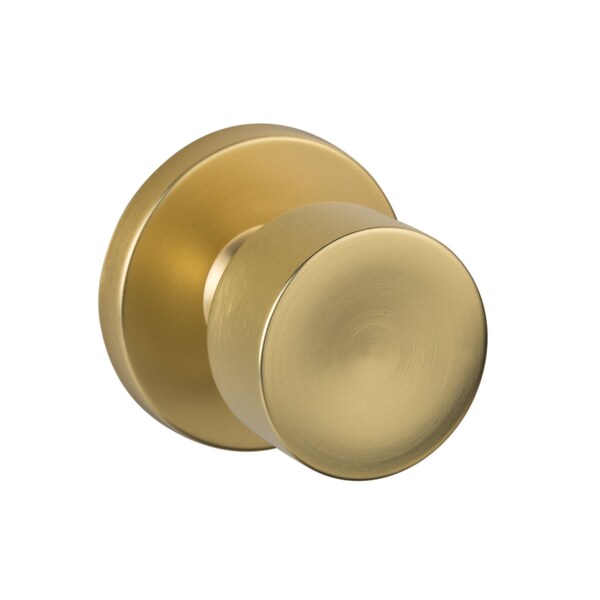 Sure-Loc Hardware Sure-Loc Hardware Bergen Round Passage Knobset, Satin Brass BG101 SB - main